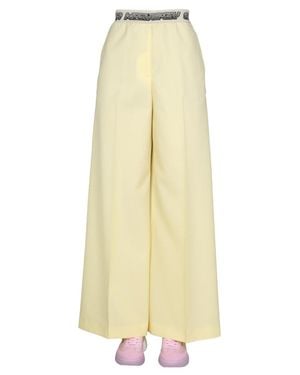 Stella McCartney Wide Leg Pants - Yellow