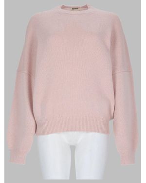 KHAITE Cashmere Sweater Margaux Sweaters - Pink