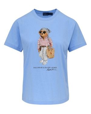 Ralph Lauren Classic Cotton T-Shirt For - Blue