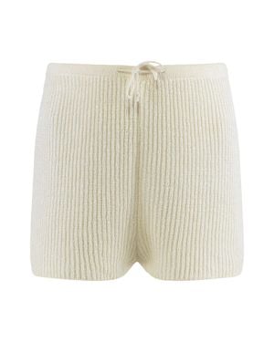 LeKasha Knitted Shorts - Natural