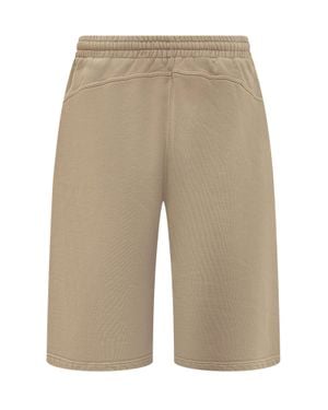 Off-White c/o Virgil Abloh Trendy Mini Shorts For Future Fashionistas - Natural