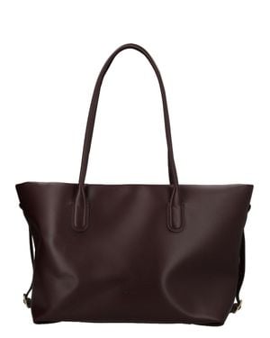THEMOIRÈ Talia Trunk Small Vegan Fabric - Brown