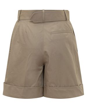 Burberry Trendy Mini Shorts - Natural