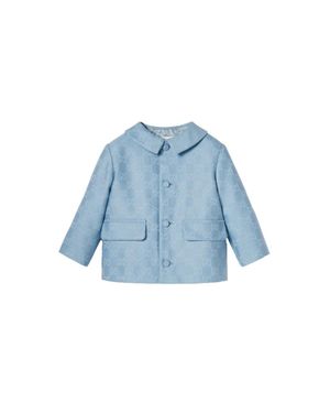 Gucci Baby Gg Flannel Jacket - Blue