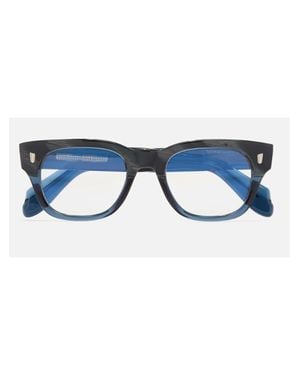 Cutler and Gross Rectangle Optical Glasses - Blue