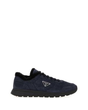 Prada Suede Prax 2.0 Sneakers - Blue