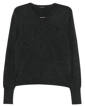 Gucci Cashmere V-Neck Long Sleeve Sweater For - Black