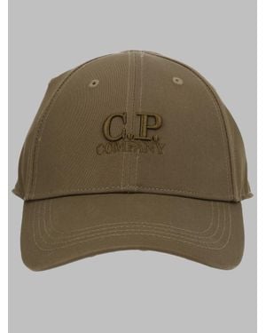 C.P. Company C. P. Company Boys 100% Cotton Baseball Cap - Green