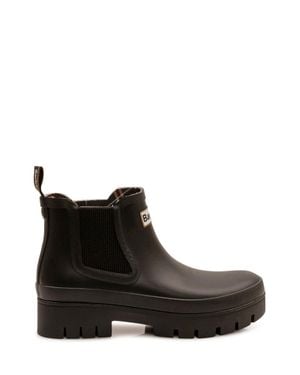 Barbour Halton Chelsea Wellington Boots - Black