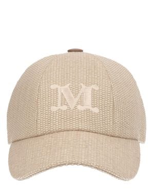 Max Mara Baseball Cap - Natural