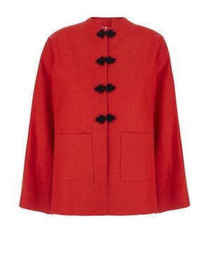 Rohe Pankou Jacket With Front Closure - Red