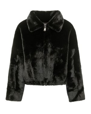 VALENTINI 1972 Eco Mink Fur Jacket - Black