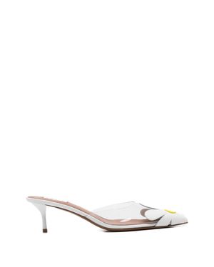 Alaïa Bloom Flat Sandals 55 - White