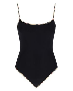 Burberry Cut-Out Back Mini Dress With Adjustable Ties - Black