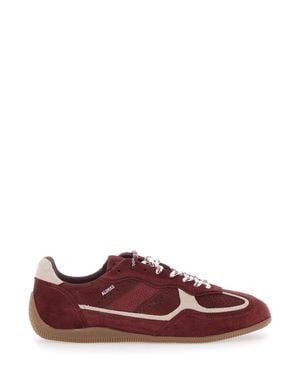 Alohas Tb 91 Low-Top Sneaker With Perforated Panel Design - Purple