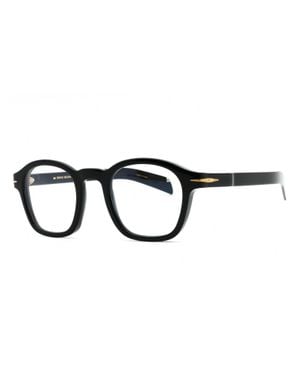 David Beckham Db 7053/Bb Plastic Round Eyeglasses - Black