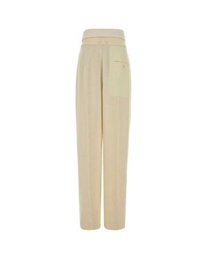 Carven Tr419-Orchid Pants - White