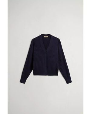 Woolrich Soft Cotton Sweater - Blue