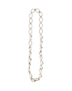 Weekend by Maxmara Metallic Acrylic Resin Accent Scarf - White