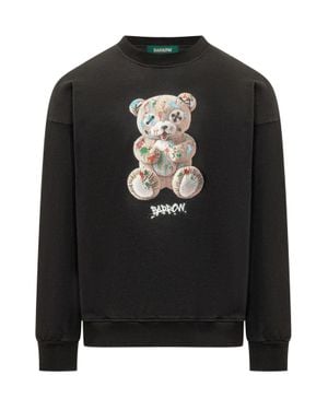 Barrow Graphic Bear Sweatshirt - Black