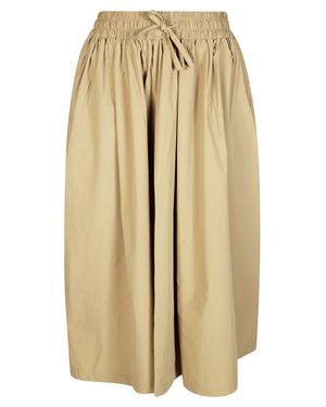 Save The Duck Essential Midi Skirt For - Natural