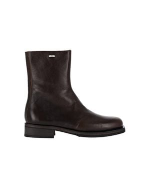 Our Legacy Deep Leather Boots - Black