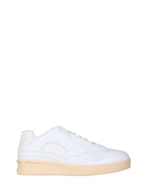 Jil Sander Leather Sneakers - White