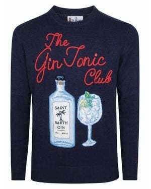 MC2 Saint Barth Long Sleeve Crewneck Sweater - Blue