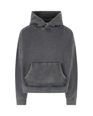 Entire studios Washed 100% Organic Cotton Crewneck Sweater For - Gray