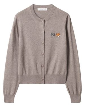 Maison Kitsuné Mini Logo Sweater - Brown