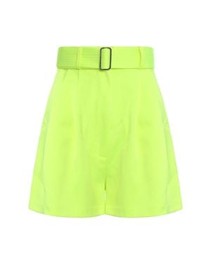 Alex Perry Belted Shorts Triacetate - Green