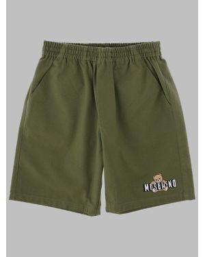 Moschino Trendy Kids' Mini Shorts - Green