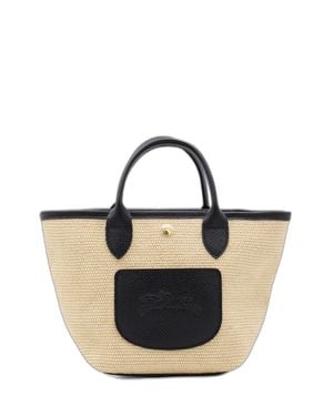 Longchamp Pliage Basket Tote L For - Blue