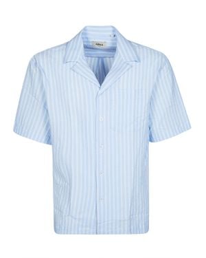 Altea Mini Seersucker Button-Up Shirt - Blue