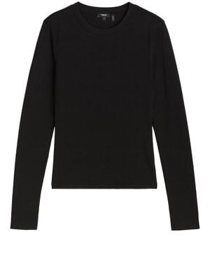 Theory Pima Cotton Sweater - Black
