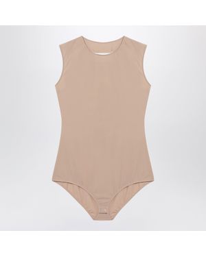 Maison Margiela Fitted Sleeveless Bodysuit - Brown