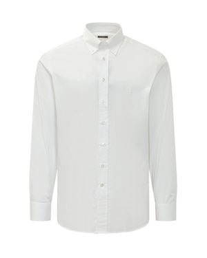 Etro Rome Logo Button-Down Shirt - White