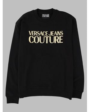 Versace Jeans Couture Cotton Sweatshirt - Black