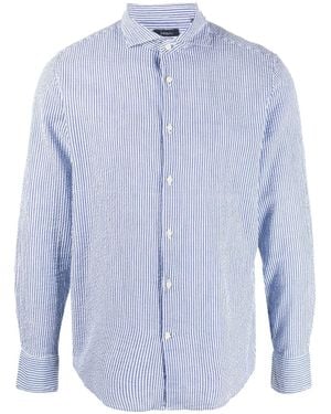 Deperlu Stylish Cotton Shirt For - Blue