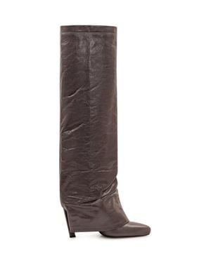 The Attico Leon Boot 100Mm - Brown