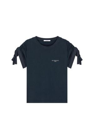 Givenchy Cotton Ribbon T-Shirt - Blue