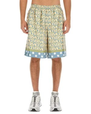 Versace Baroque Shorts 660 - Green