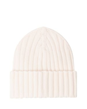 Moncler Quilted Winter Hat - Natural