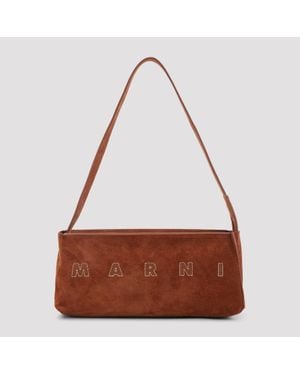 Marni Museo Hobo Pochette - Brown