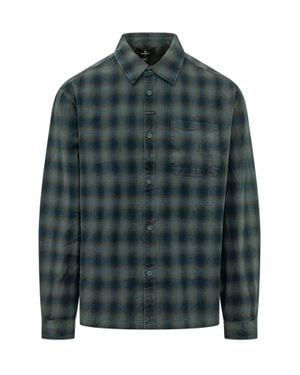 Represent Plaid Button-Up Shirt - Green