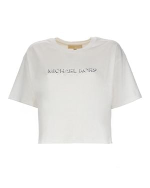 MICHAEL Michael Kors Michael By Michael Kors T-Shirt With Logo - White