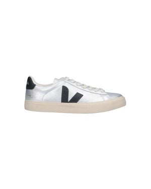 Veja Leather Sneakers With Recycled Lining And Natural Rubber Outsole - White