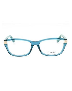 Guess Rectangular Eyeglasses Gu2956 - Blue
