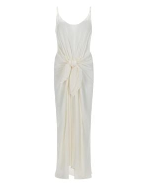 JW Anderson Scoop Neck Maxi Dress - White