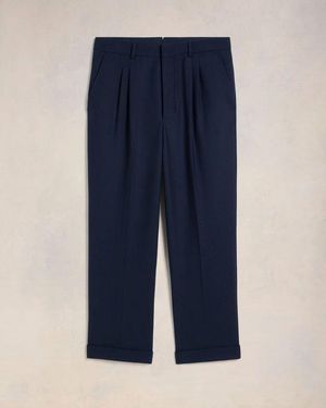 Ami Paris Carrot Fit Pants - Blue